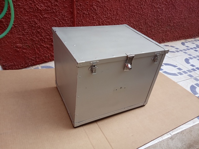 Milanuncios - baul, caja moto hecho en aluminio