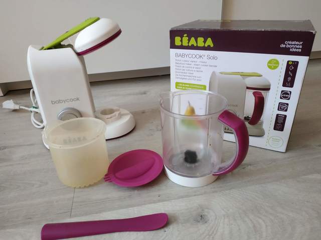 Tapa de caldera Babycook Original Beaba Grey//Blue