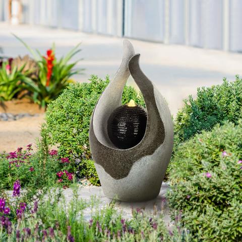 MIL ANUNCIOS.COM - Fuente de jardin con iluminacion led