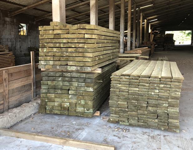 MIL Madera tratada para exterior