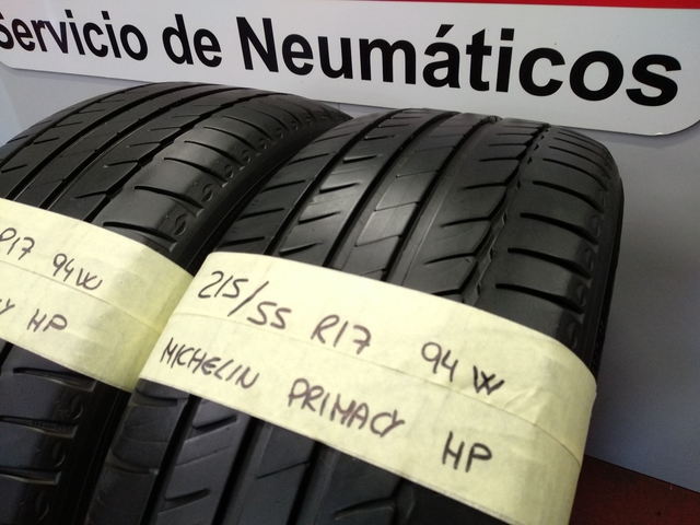 1x neumáticos de verano 215//55r16 michelin primacy 4 93w