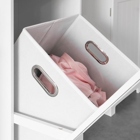 Mueble Baño Con Cesta Ropa