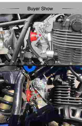 Apico Combustible Mezcla Tornillo Keihin Fcr Carburador Rojo para Honda CRF250 CRF450 R/X 