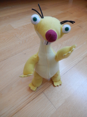 peluche de sid el perezoso
