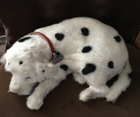 perrito de juguete que respira