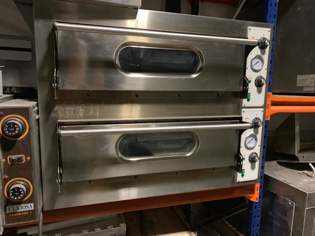 Milanuncios - Horno Industrial Pizza Doble 4+4,