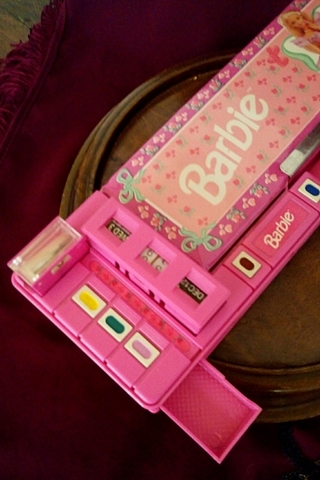 estuche de barbie