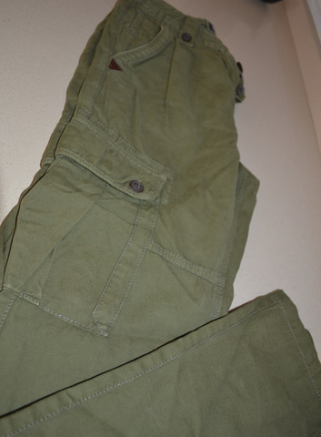 pantalon verde militar mujer