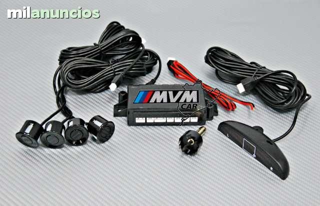 22 mm Sensor de aparcamiento coche gris reemplazo delantera o trasera 250 Cm Cable 12 V 2-Pin