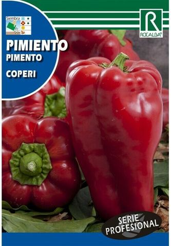 seeds 1 gr // 150 semillas Pimiento Rojo Grueso de Plaza