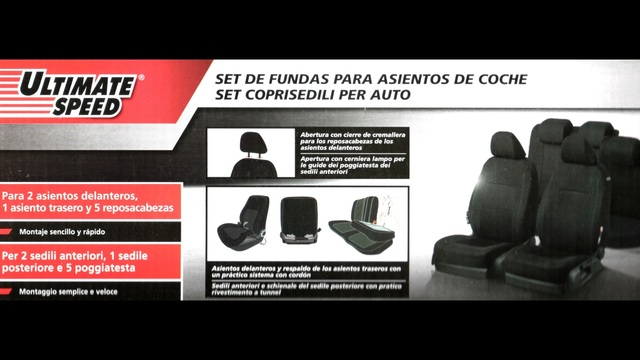 Discovery 4 10 Delantero Gris Par De servicio pesado juego de Cubierta de asiento de coche