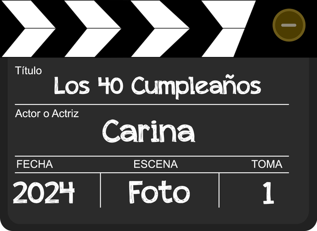 MIL ANUNCIOS.COM Claqueta de Cumpleaños MIL ANUNCIOS.COM Diseño de cumpleaños de cine