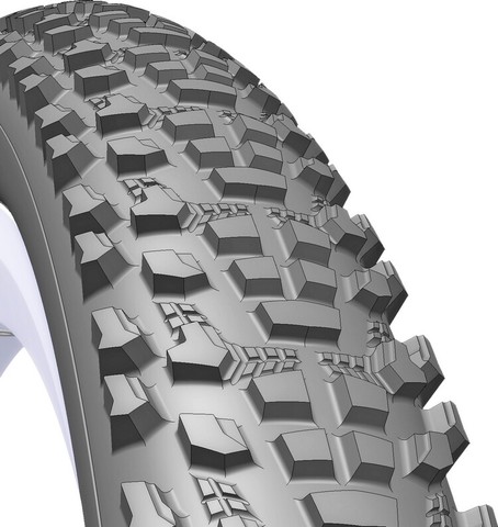 Cubierta MTB 26x1,50 RUBENA Shield rigida Negro