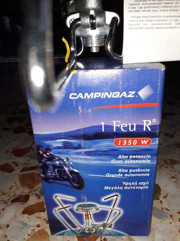 Hornillo port/átil para acampada color azul Camping Gaz 1 Feu R