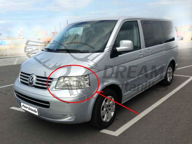 Asiento de coche referencias Volkswagen Caddy III a partir de 04 1+1 delantero gris Transporter ya referencias
