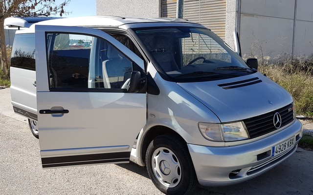 Reparación de chapa portón trasero atrás para Mercedes Viano w639 03-10