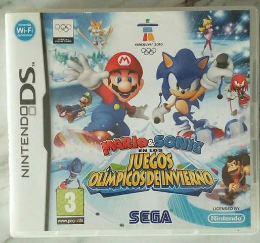 Mario Y Sonic En Los Juegos Olímpicos De Invierno Ds - Tengo Un Juego