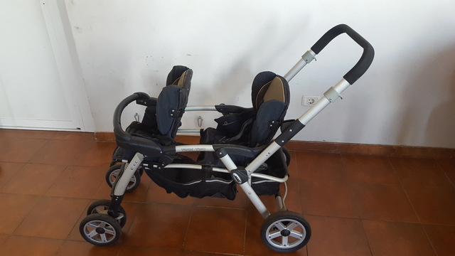 carrito gemelar muñecas segunda mano