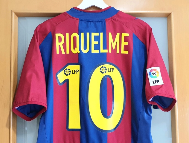 camiseta de riquelme barcelona