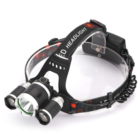 LINTERNA FRONTAL PARA CABEZA CON BATERIA RECARGABLE LED CAMPING MECANICO TALLER
