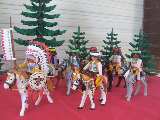 playmobil indios apaches