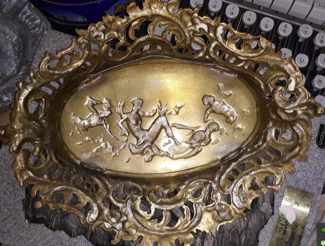 3 brazos estilo antiguo 20x14cm 2 candelabros candeleros sin usar Italy