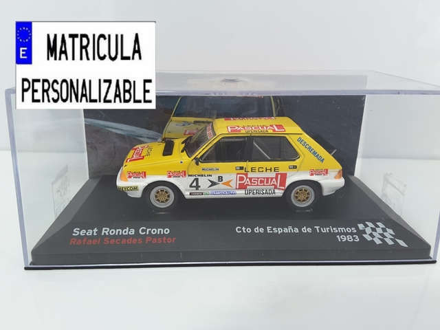 IXO ALTAYA 1//43 SEAT RONDA CRONO RAFAEL SECADES PASTOR CTO DE ESPAÑA DE TURISMOS