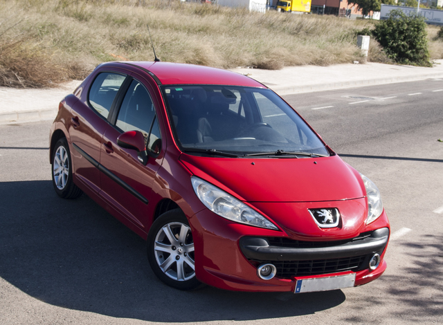 Peugeot 207 2006-2013 Puerta Ala Espejo Cubierta Imprimado Par Izquierda /& Derecho