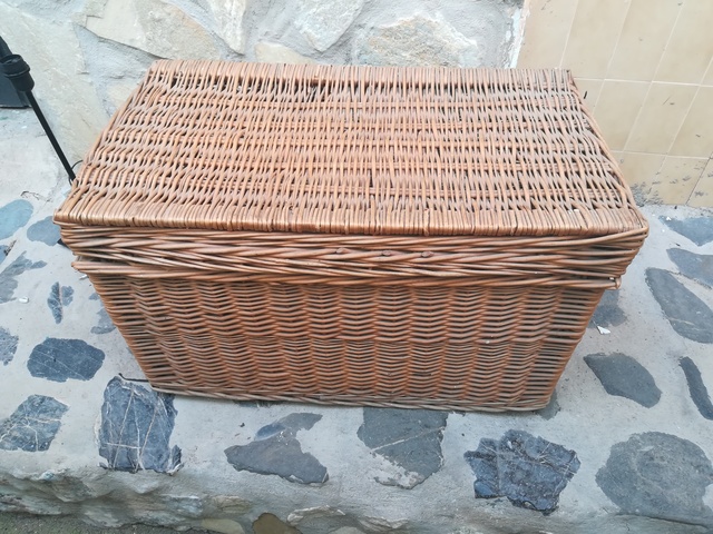 baul mimbre forrado 90 cm largo ikea baul mimbre forrado 90 cm largo ikea