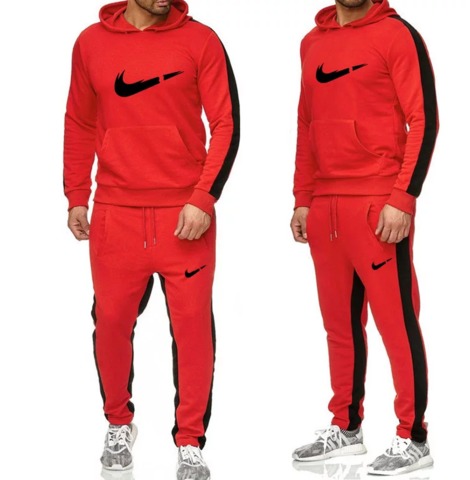 chandal nike rojas