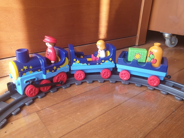 tren playmobil 123
