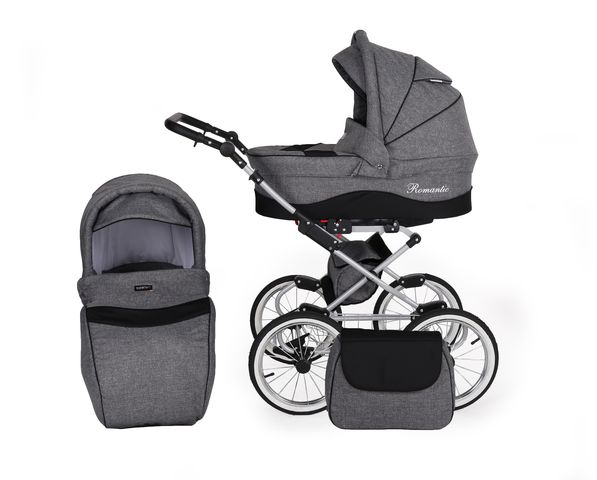 Coche de bebe Romantic Negro Blanco Chasis Negro | eBay Coche de bebe Romantic Negro Blanco Chasis Negro | eBay