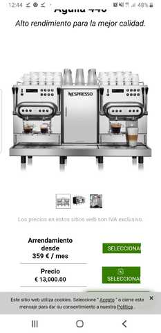 CAFETERA NESPRESSO PROFESIONAL CAFETERA NESPRESSO PROFESIONAL
