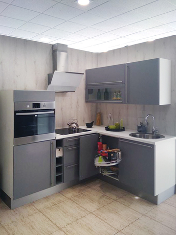 Muebles cocina gris