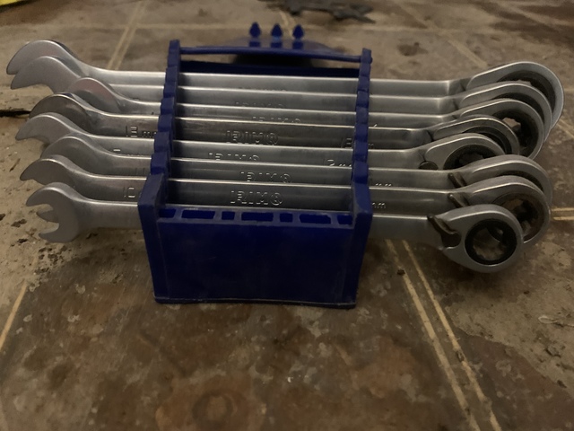 Llave combinada de trinquete 10//12//13//17//19 mm para carpinter/ía//electricista herramienta de hardware llave de carraca