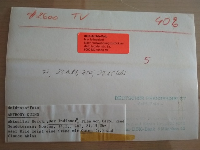 Mil Anuncios Com Foto Firmada Por Anthony Quinn