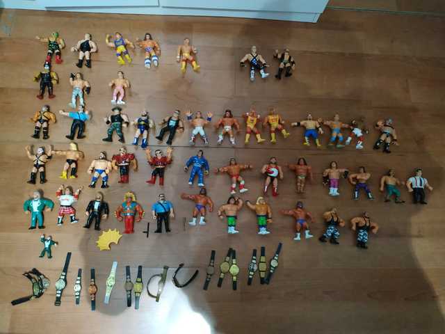 muñecos wwf hasbro