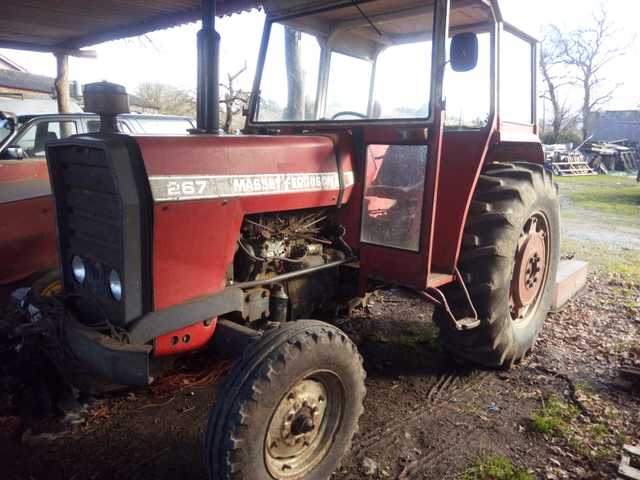 Fordson Dexta Tractor Silenciador De Plata