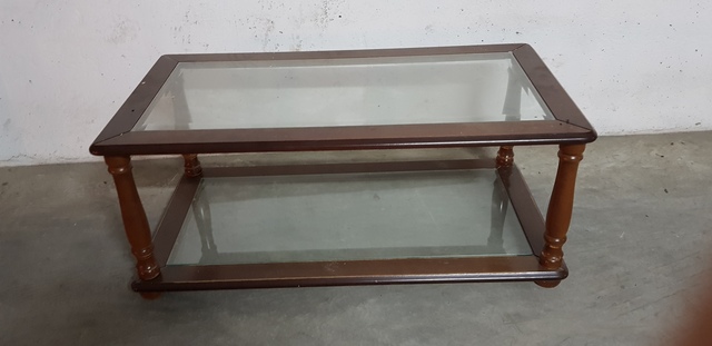 MIL ANUNCIOS.COM - Vendo mesa madera y cristal