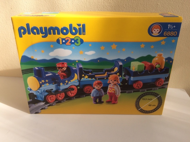 vias tren playmobil 123