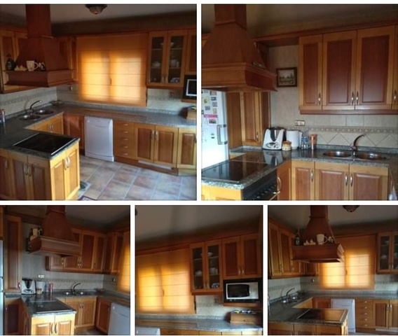 MIL ANUNCIOS.COM - Muebles cocina. madera de cerezo.