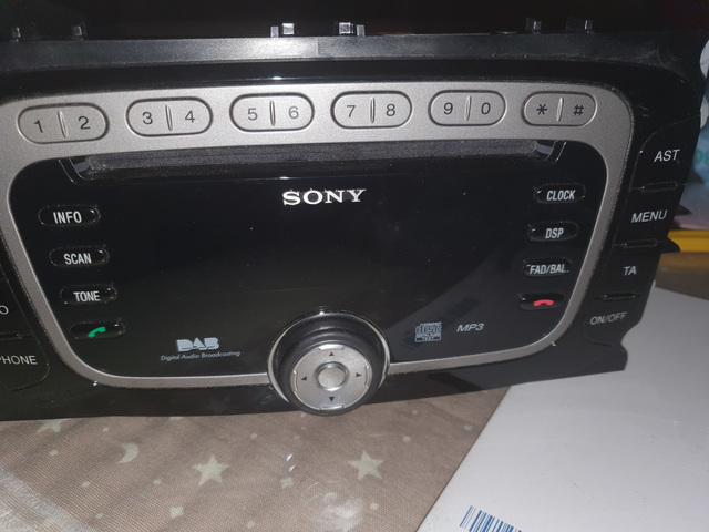 Ford V Decodificar Servicio DAB SONY 6 disco 6000 CD Radio Estéreo Fiesta Transit Mondeo
