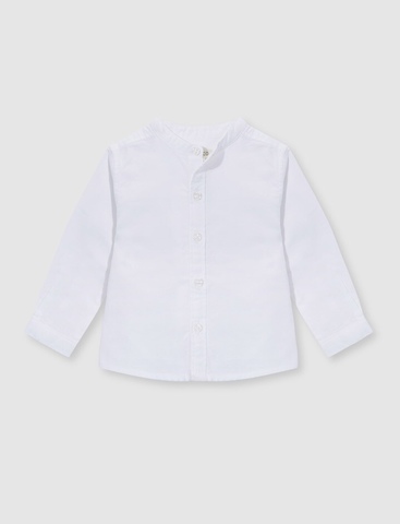 MILANUNCIOS | Ropa para bebes en Chiclana de la Frontera Camisa blanca bebé niño 9 12 meses de segunda mano por 4