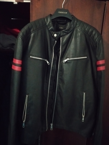 Hombre Chaqueta Cueropu LeatherZara LeatherZara Hombre Chaqueta Chaqueta Cueropu Cueropu uJc3KTF15l