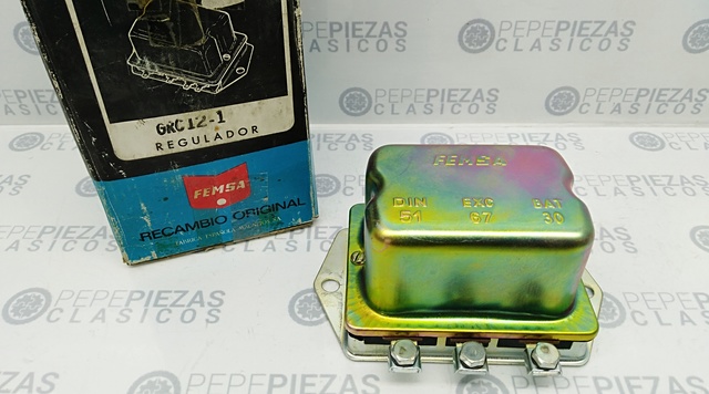 GRK12-8 REGULADOR ALTERNADOR FEMSA SEAT 1500 124 124 SPORT 1430