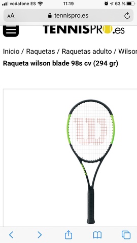Wilson Blade 98S Raqueta de Tenis Adulto