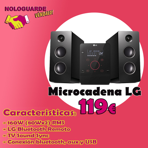 MIL ANUNCIOS.COM Microcadena lg Segunda mano y anuncios Microcadena 160W con sincronización inalámbrica TV | LG España