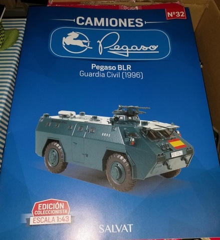 ESCALA 1//43 CAMIÓN PEGASO BLR GUARDIA CIVIL 1996