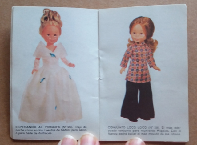 catalogo muñecas famosa años 60