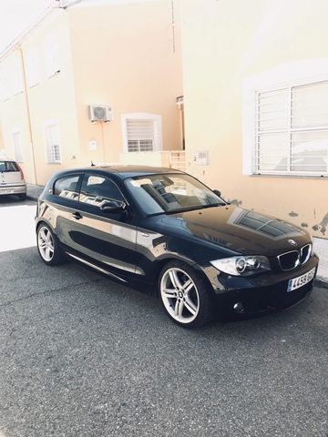 BMW 1 serie E81 E82 E88 E87 Cerradura de la manija de puerta derecha cubierta Schwarz 2 Negro